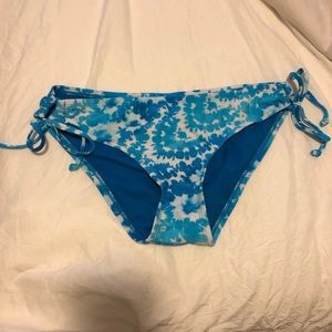 Tie dye bikini bottom